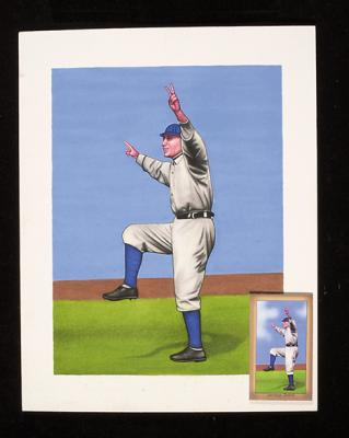 Picture, Helmar Brewing, Famous Athletes Card # 43, Hughie JENNINGS (HOF), Coaching, Detroit Tigers